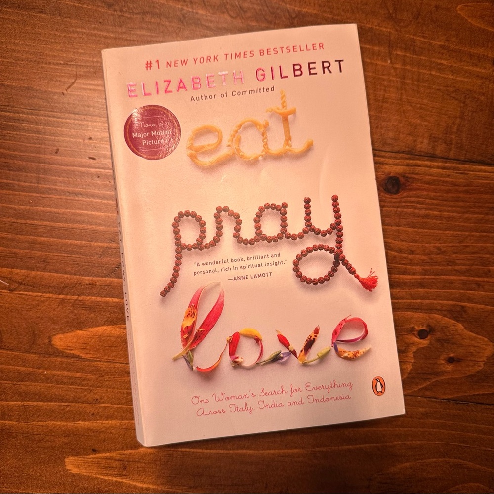 ‘Eat Pray Love’ by Elizabeth Gilbert - Paperback Book